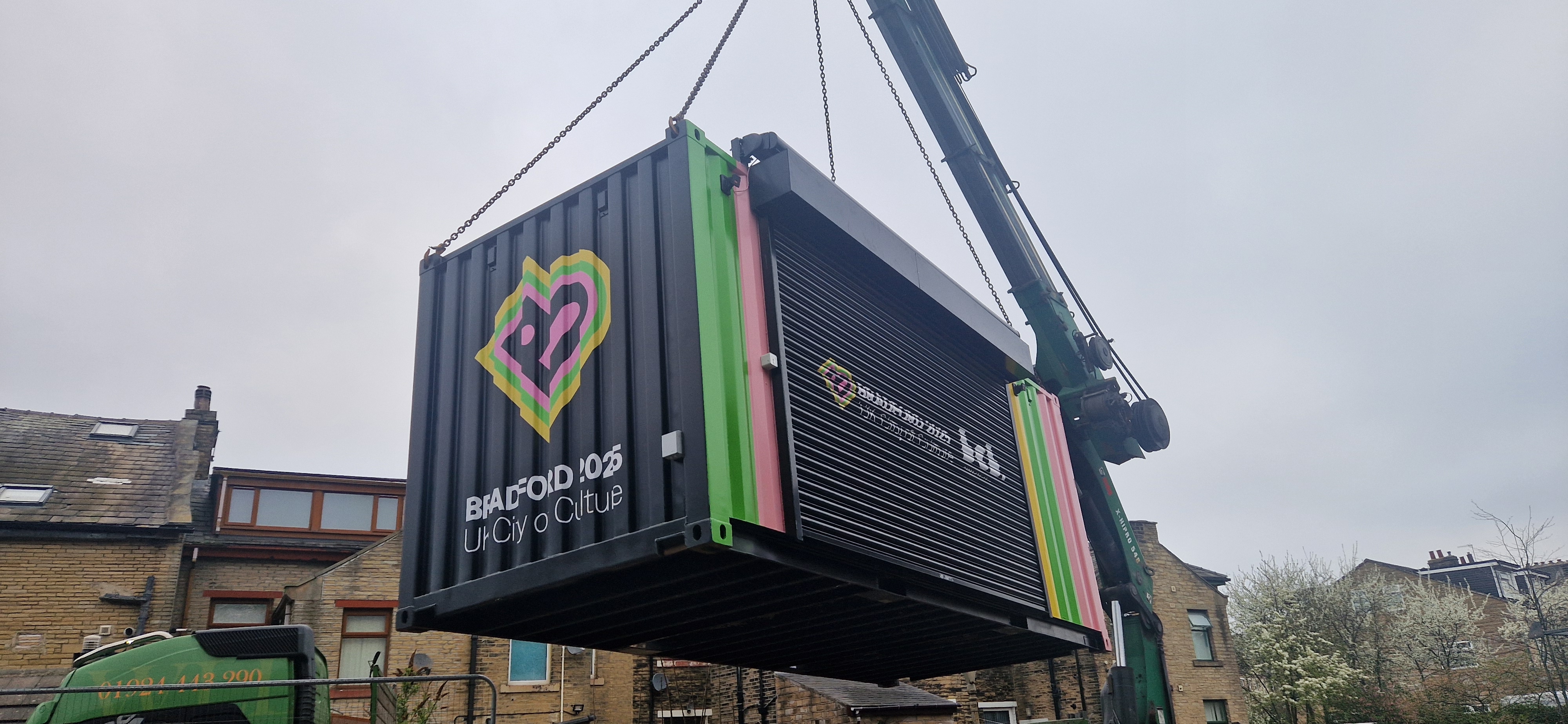 BCB RadioBox — unit being loaded and transported to site