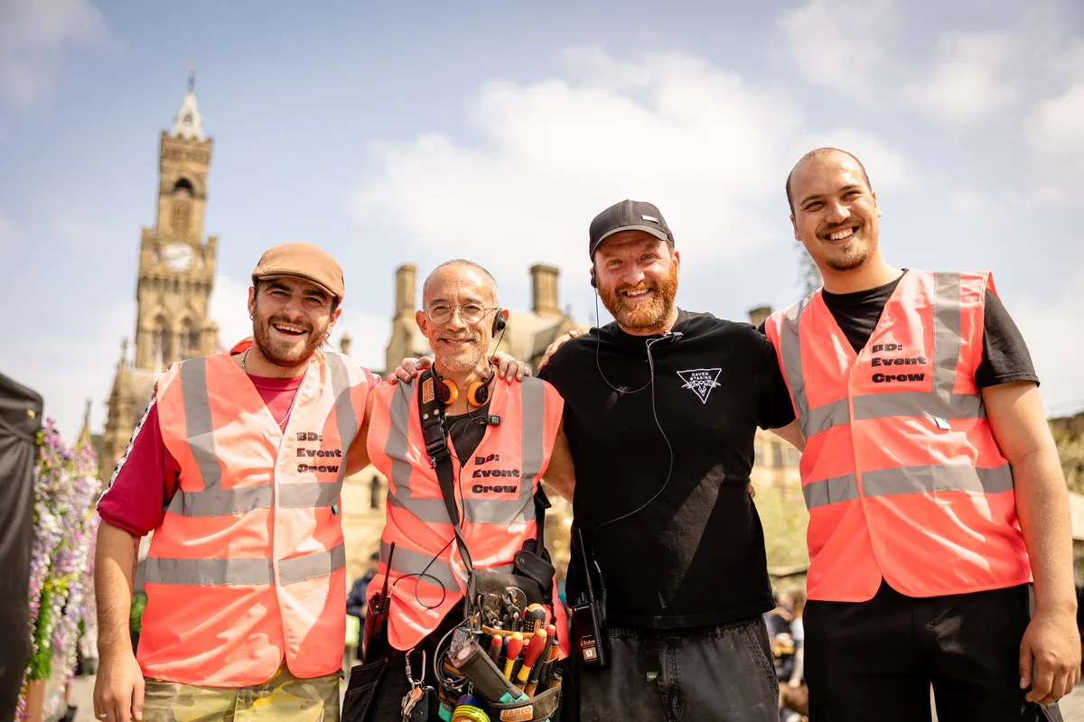 Crew team at Taste Bradford event