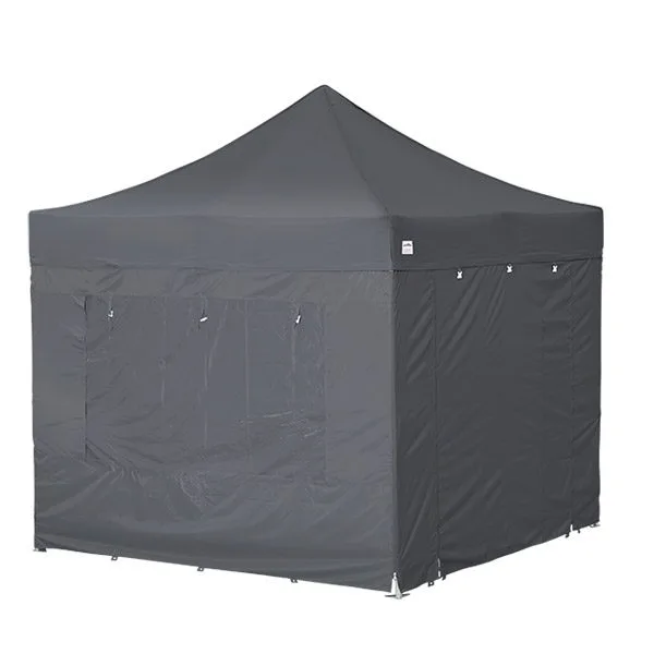 3x3 closed slate grey gazebo