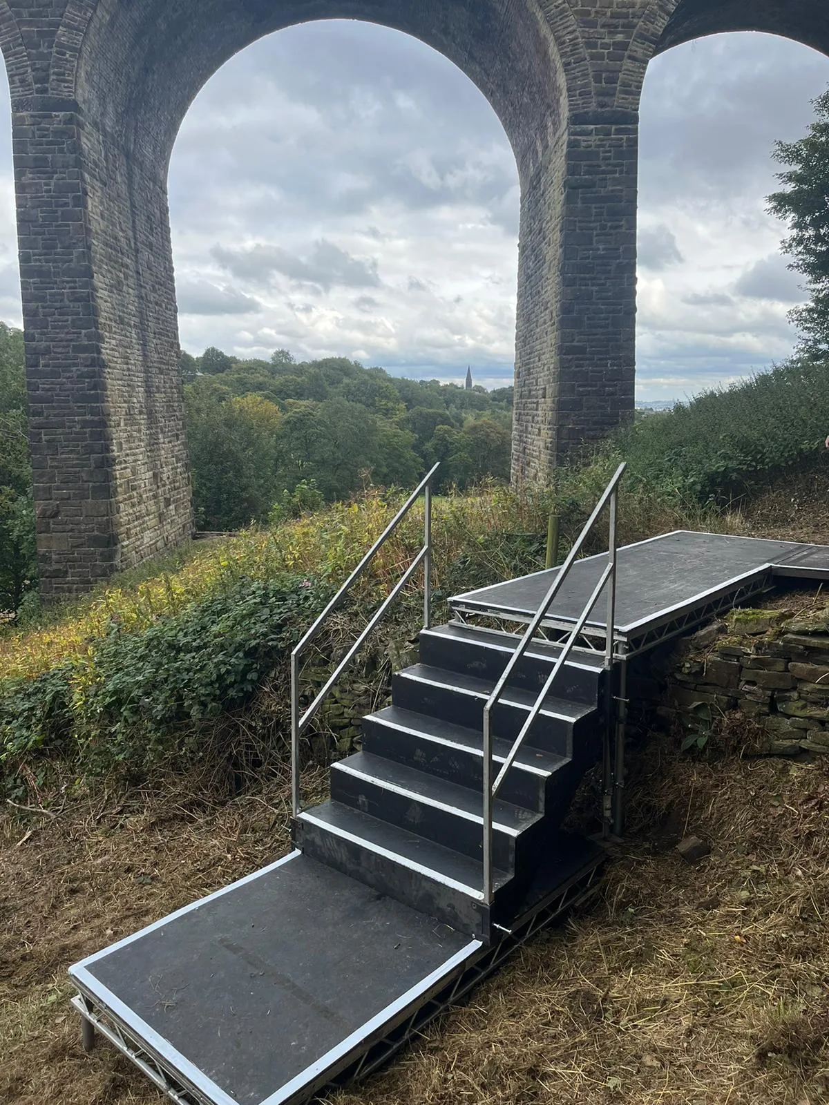 Litedeck outdoor access staging